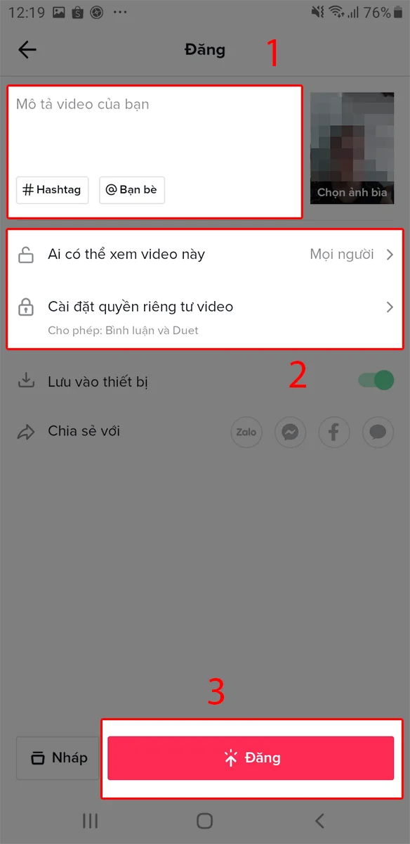 Write a Catchy Caption and Post