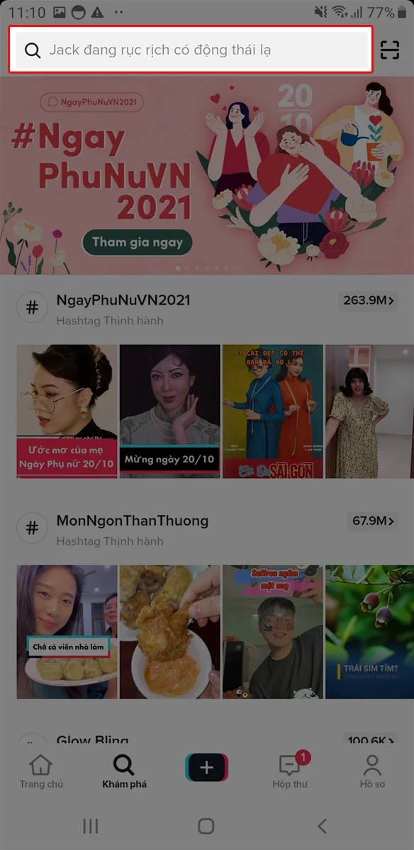 Mở phần âm thanh