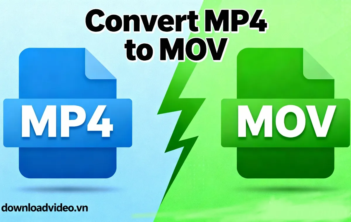 Hướng dẫn chuyển MP4 sang MOV