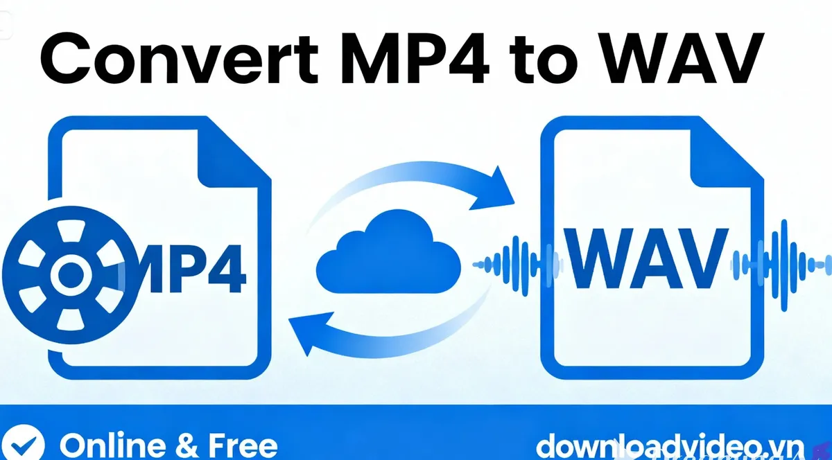 Hướng dẫn chuyển MP4 sang WAV