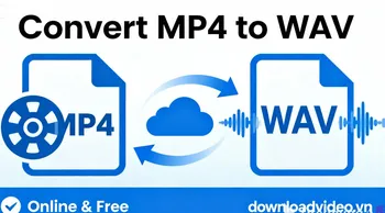 Chuyển MP4 sang WAV Online Miễn Phí | Trích âm thanh chất lượng cao