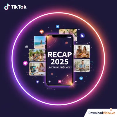 Hướng dẫn cách tạo video Recap TikTok 2025 bắt trend cực dễ | DownloadVideo.vn