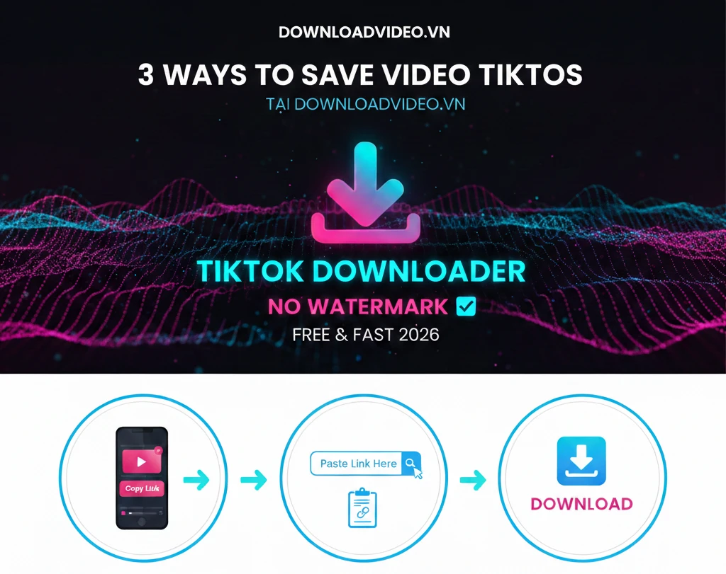 Tải Video TikTok Không Logo Miễn Phí - Tiktok Download HD 2026