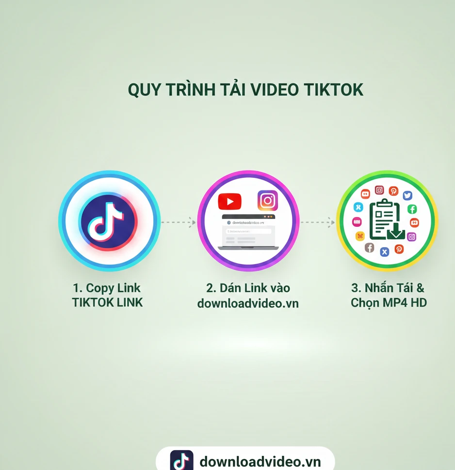 Quy trình tải video cực kỳ đơn giản downloadvideo.vn
