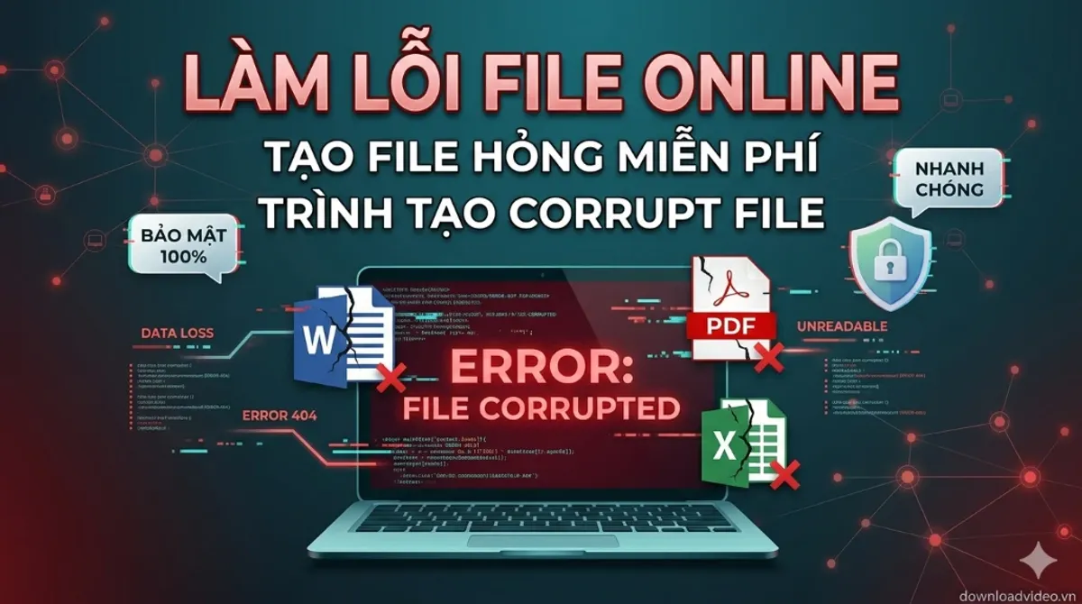 Hướng dẫn sử dụng công cụ Tạo bản sao tệp bị hỏng