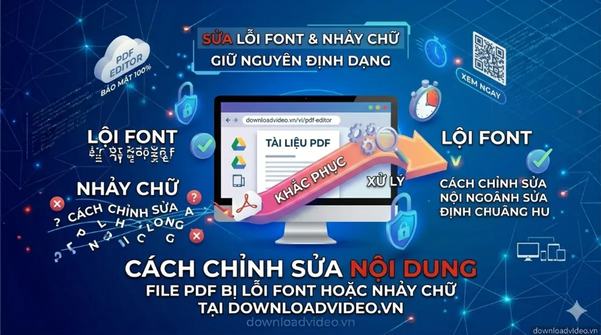 Cách kiểm tra và xử lý lỗi font trong PDF