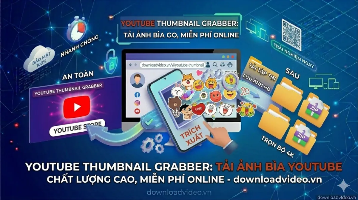 Hướng dẫn sử dụng công cụ Lấy ảnh thumbnail YouTube