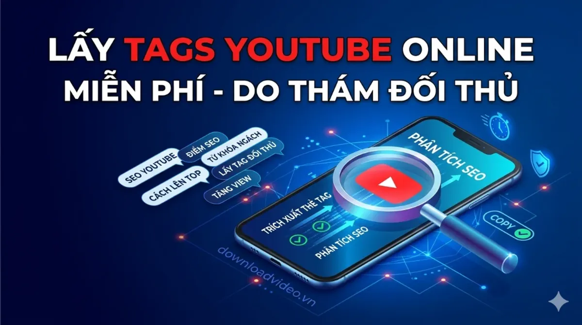 Hướng dẫn sử dụng công cụ Lấy thẻ video YouTube