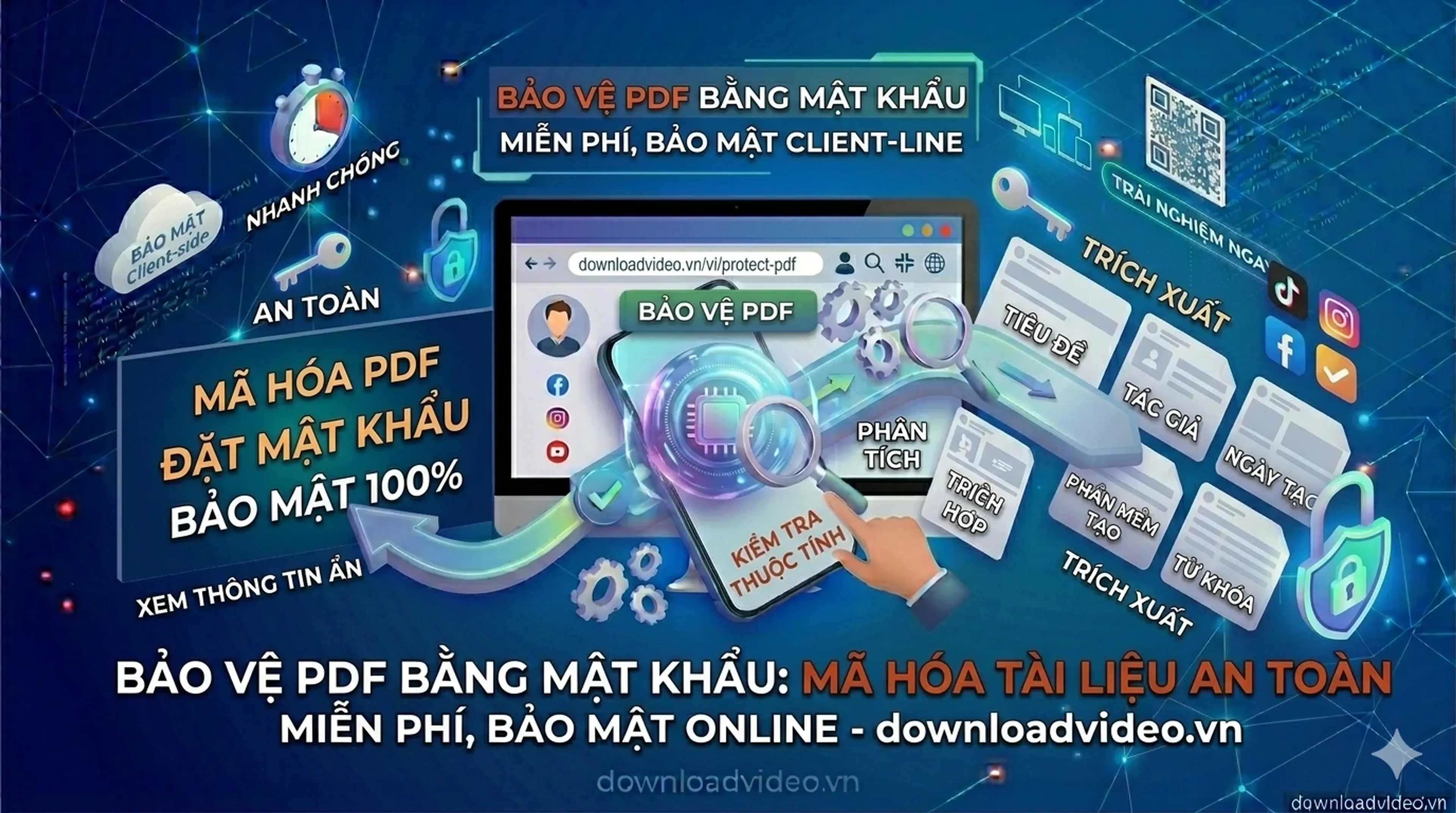 Hướng dẫn sử dụng công cụ Đặt mật khẩu cho PDF