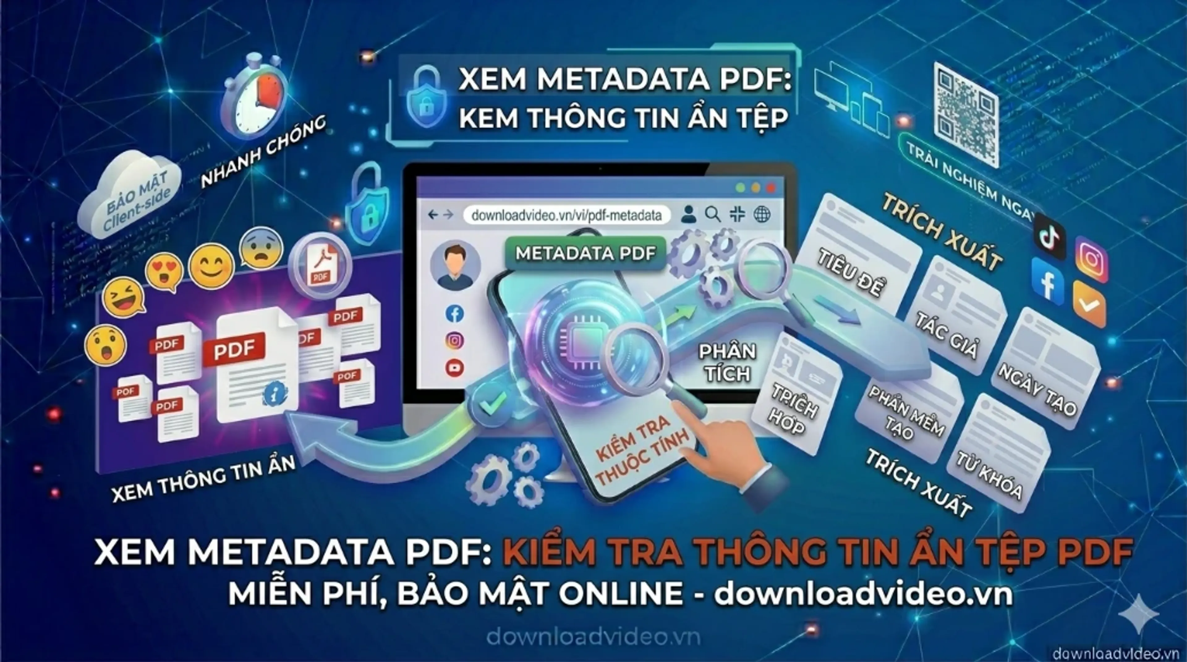 Hướng dẫn sử dụng công cụ Sửa metadata PDF