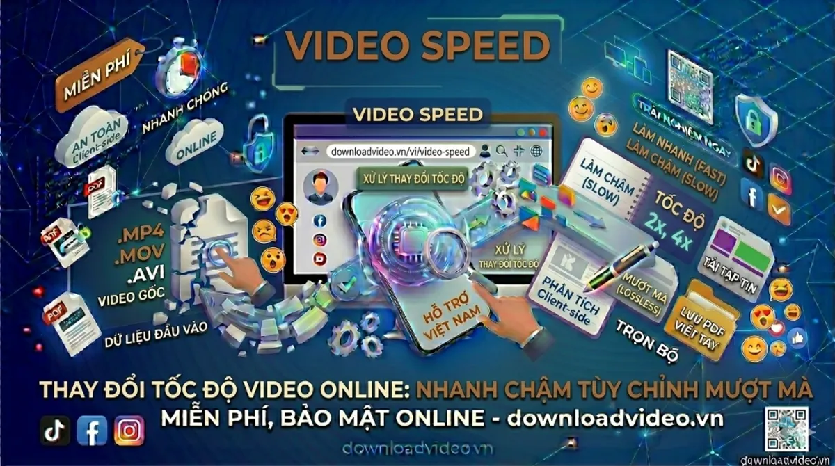Hướng dẫn thay đổi tốc độ video