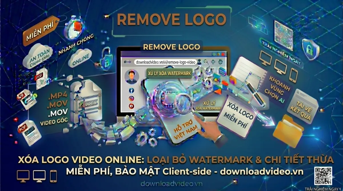 Hướng dẫn xử lý vùng logo trên video