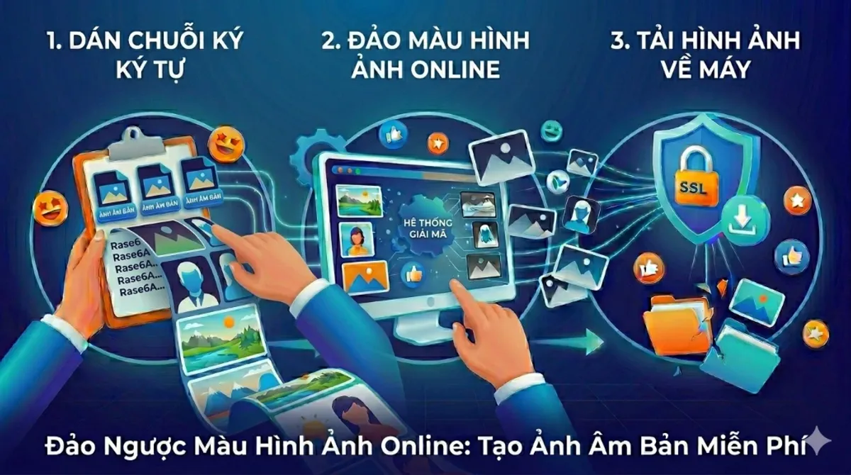 Hướng dẫn sử dụng công cụ Đảo màu ảnh