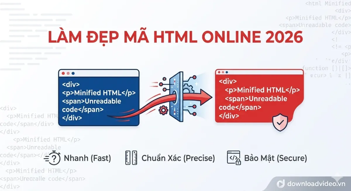 Hướng dẫn sử dụng công cụ Định dạng HTML