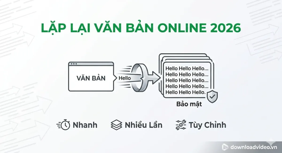 Hướng dẫn lặp lại văn bản