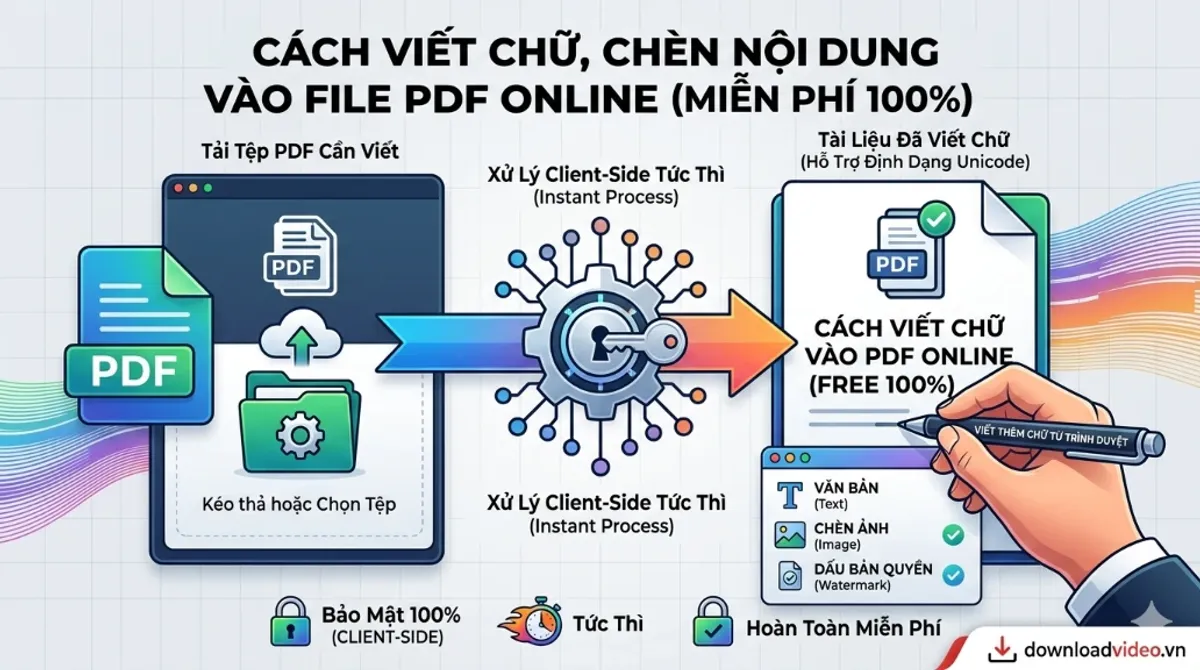 Cách thêm chữ vào PDF và kiểm tra bố cục