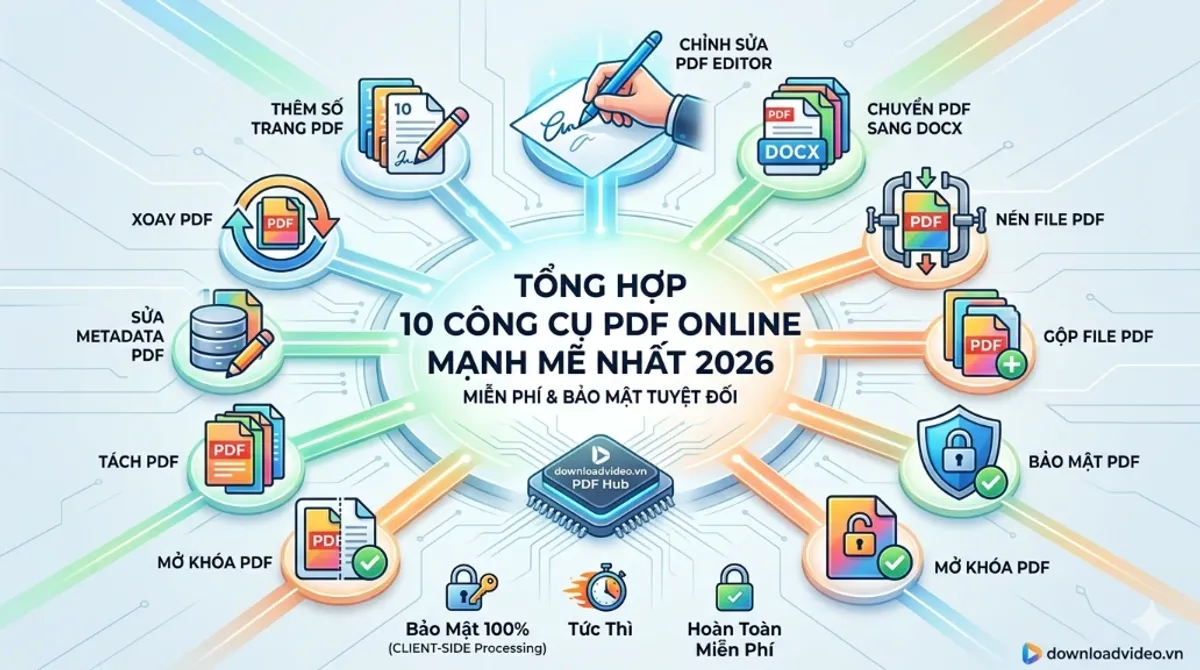 Cách chọn công cụ PDF trực tuyến theo từng tác vụ