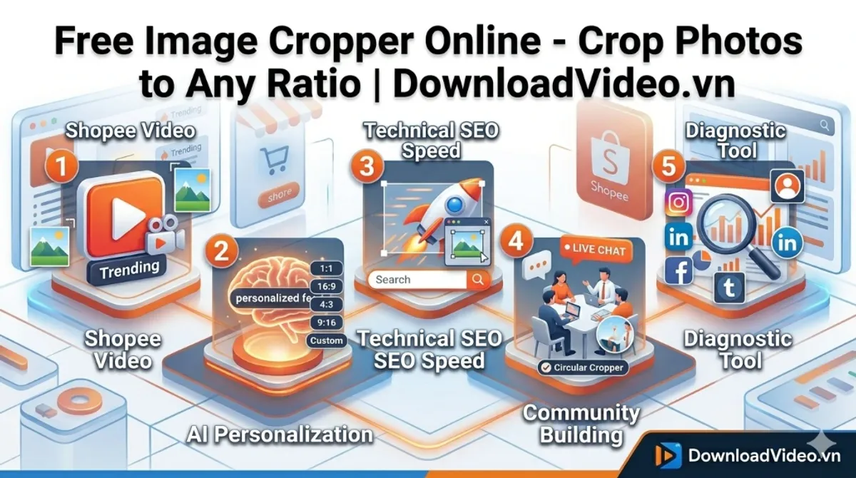 Free Image Cropper Online - Crop Photos to Any Ratio | DownloadVideo.vn