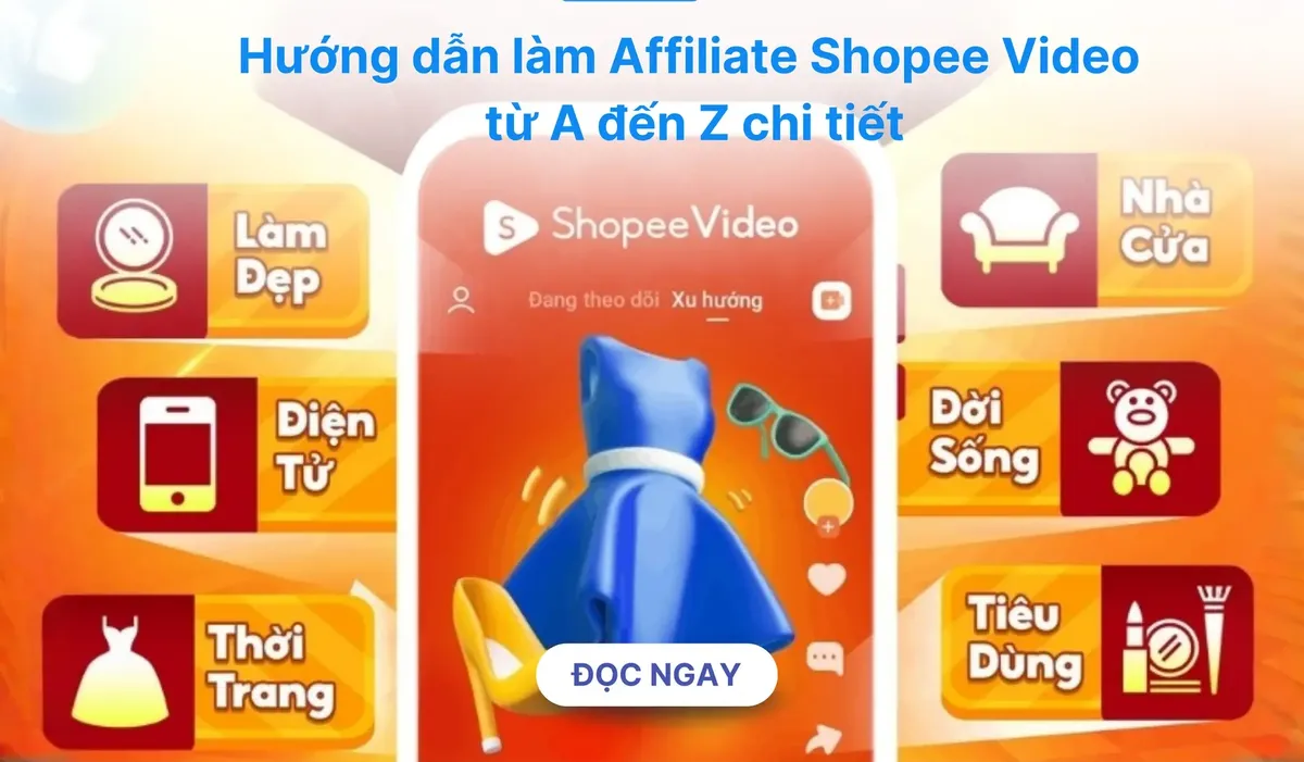 Cách làm video Shopee Affiliate bằng nội dung có quyền