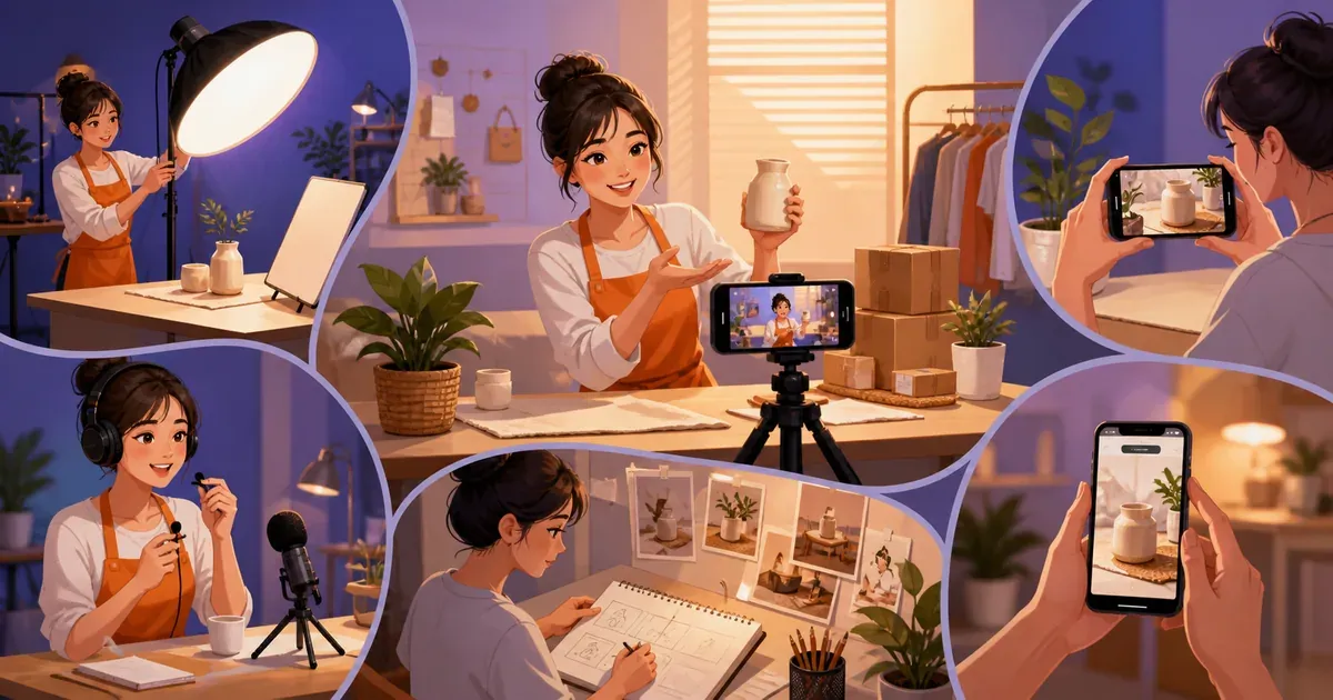 5 gợi ý cải thiện nội dung video cho người bán Shopee