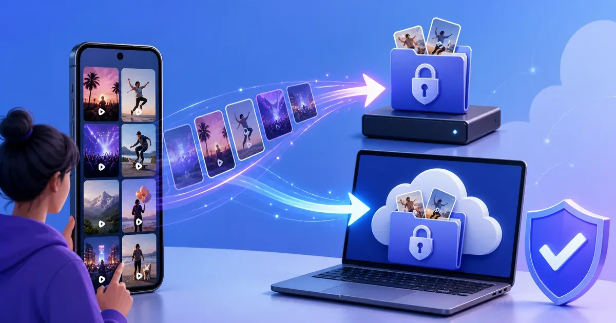 Cách sao lưu video TikTok của chính bạn