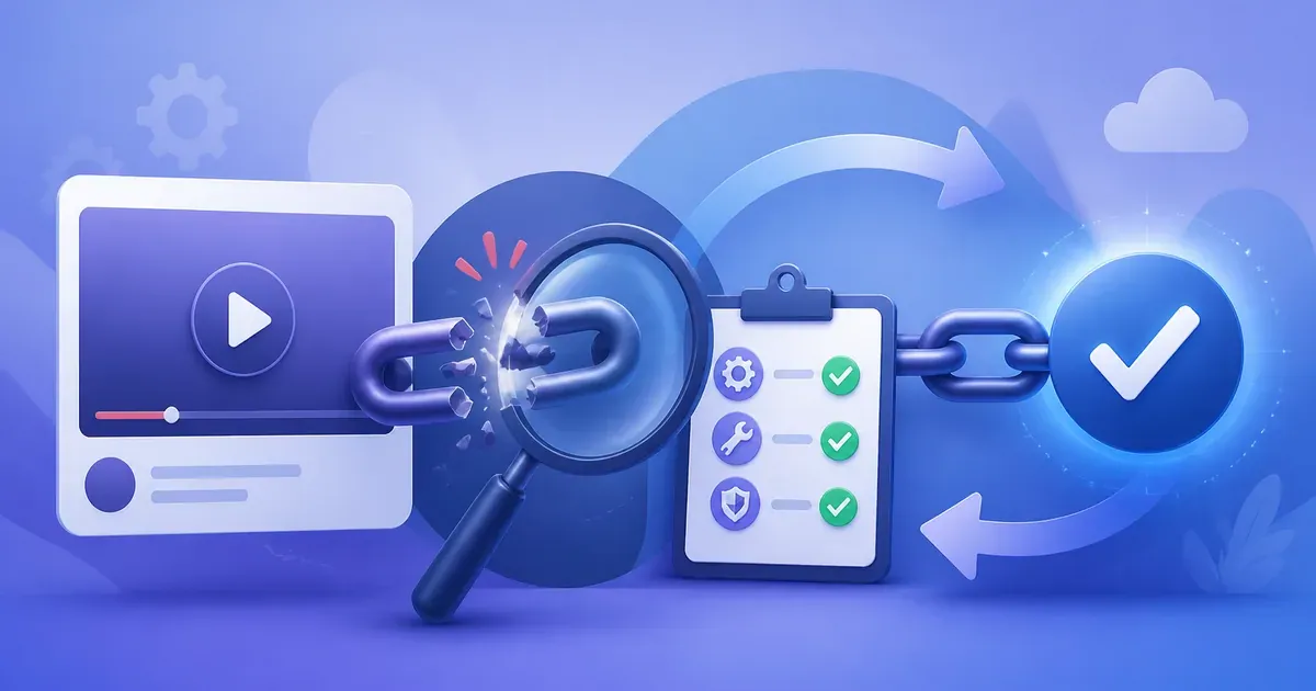 Cách sửa lỗi không tìm thấy liên kết khi sao chép URL video